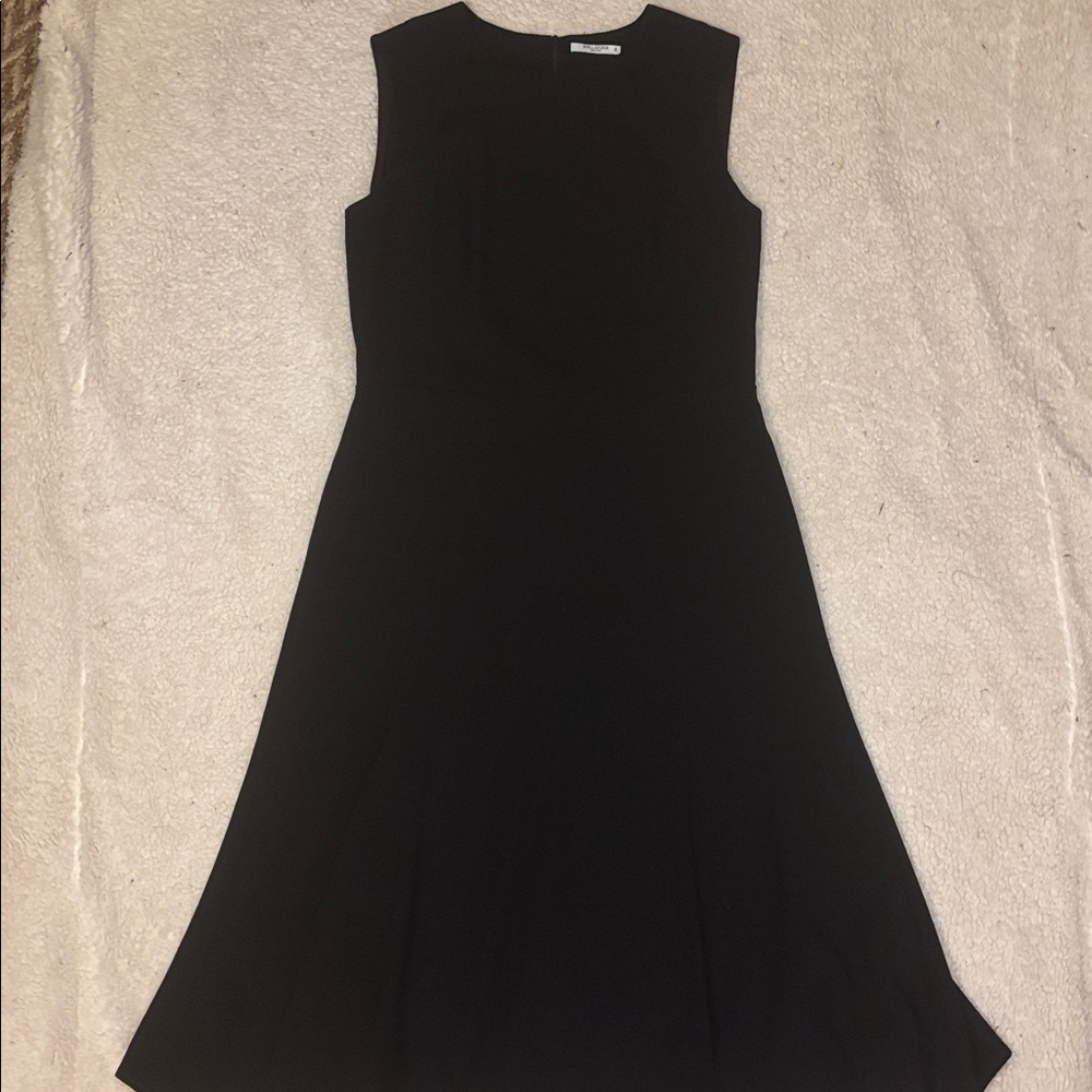 MM Lafleur New York Sleeveless A-line Black Career Dress 12